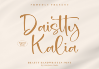 Daistty Kalia Font - Featured Image