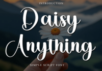 Daisy Anything Font - Featured Image