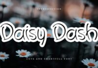Daisy Dash Font - Featured Image