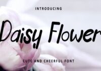 Daisy Flower Font - Featured Image