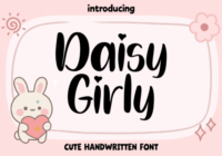 Daisy Girly Font - Featured Image