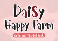Daisy Happy Farm Font - Featured Image