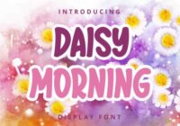 Daisy Morning Font - Featured Image