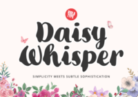 Daisy Whisper Font - Featured Image