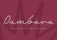 Dambera Retro Font - Featured Image