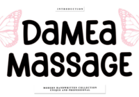 Damea Massage Font - Featured Image