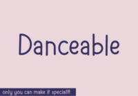 Danceable Font - Featured Image