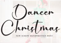 Dancer Christmas Font - Featured Image