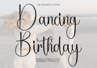 Dancing Birthday Font - Featured Image