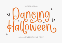 Dancing Halloween Font - Featured Image