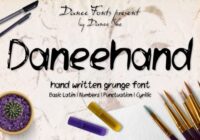 Daneehand Font - Featured Image