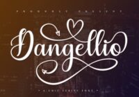 Dangellio Font - Featured Image