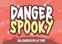 Danger Spooky Font - Featured Image