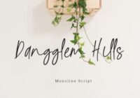 Dangglem Hills Font - Featured Image
