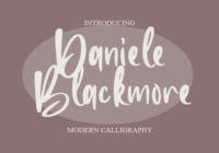 Daniele Blackmore Font - Featured Image