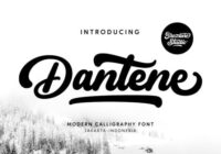Dantene Font - Featured Image