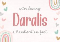 Daralis Font - Featured Image