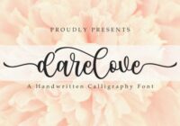 Darelove Font - Featured Image