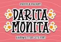 Darita Monita Font - Featured Image