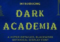 Dark Academia Font - Featured Image