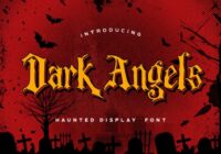Dark Angels Font - Featured Image