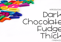 Dark Chocolate Fudge Thick Font - Featured Image