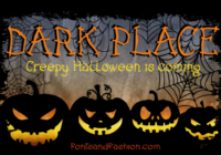 Dark Place Font - Featured Image