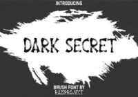 Dark Secret Font - Featured Image