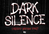 Dark Silence Font - Featured Image
