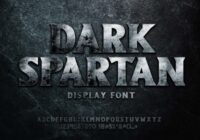Dark Spartan Font - Featured Image