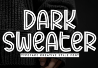 Dark Sweater Font - Featured Image