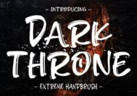Dark Thorone Font - Featured Image