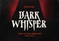 Dark Whisper Font - Featured Image