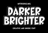 Darker Brighter Font - Featured Image
