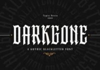 Darkgone Font - Featured Image