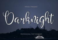 Darknight Font - Featured Image