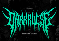 Darkpulse Font - Featured Image