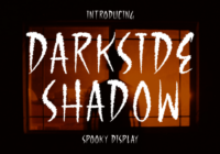 Darkside Shadow Font - Featured Image