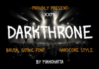Darkthrone Font - Featured Image