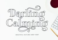 Darling Calming Font - Featured Image