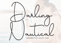 Darling Nautical Font - Featured Image