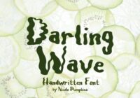 Darling Wave Font - Featured Image