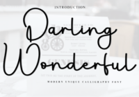 Darling Wonderful Font - Featured Image