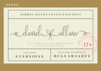 Darrel Allura Collection Font - Featured Image