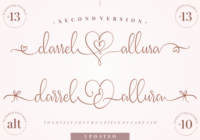 Darrel Allura Second Font - Featured Image
