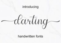 Darting Font - Featured Image