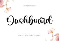 Dashboard Font - Featured Image