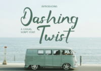 Dashing Twist Font - Featured Image