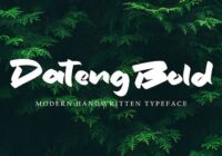Dateng Bold Font - Featured Image