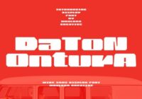 Daton Ontura Font - Featured Image